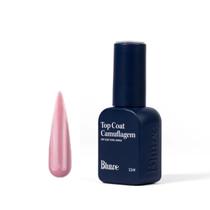 Top Coat Bluwe Camuflagem Querido Pink 11ml Selante Unhas