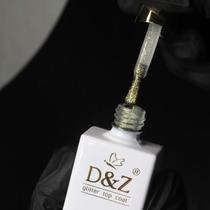 Top Coat Brilho Prateado E Brilho Dourado D&Z 8ML Top Coat Brilho Prateado E Brilho Dourado D&Z 8ML