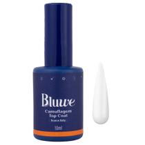 Top Coat Camuflagem Branco Baby Bluwe