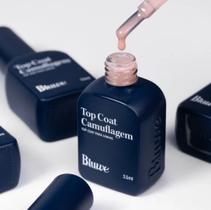 Top coat camuflagem querido bege 10ml bluwe