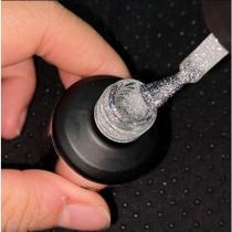 Top Coat Com Glitter Para Unhas 15ML - Zem/silver glitter top/ Laser/Gold. Top Coat Com Glitter Para Unhas 15ML - Zem/silver glitter top/ Laser/Gold.