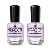 Top Coat duri Miracote Quick Dry Through para Miracle Gloss
