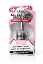 Top Coat em Gel Secagem Rápida, Gel Extreme Quick Dry Glossy Top Coat, Nail Aid Top Coat em Gel Secagem Rápida, Gel Extreme Quick Dry Glossy Top Coat, Nail Aid