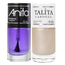Top Coat Finaliza Comigo Coleção Talita Cardozo + Top Brilho 10ml Anita