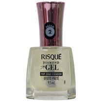 Top Coat Fixador Efeito Paetê Diamond Gel Risque 9,5ml