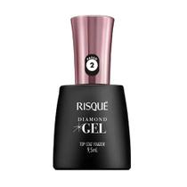 Top Coat Fixador Risqué Diamond Gel Cremoso 9,5ml
