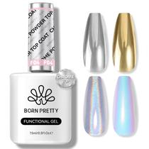 Top Coat Gel Born Pretty Cromado - Pó para Unhas 15ml Top Coat Gel Born Pretty Cromado - Pó para Unhas 15ml