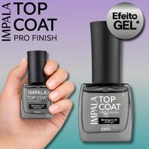Top Coat Impala Pro Finish Efeito Gel Blindagem 4D Lançamento Esmalte Atacado Top Coat Impala Pro Finish Efeito Gel Blindagem 4D Lançamento Esmalte Atacado