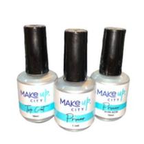 Top Coat+Primer NO Acido+Bond Aid Kit Make up city unhas de gel acrigel porcelana unhas uv