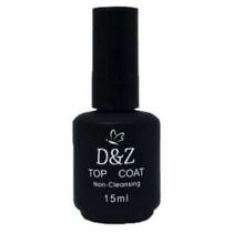 Top Coat Selante Unhas Preto 15ml - D&Z