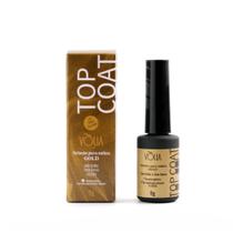 Top Coat Vòlia Gold 9g Profissional Selante Fotossensível Brilho Dourado para Unhas em Gel, Fibra e Esmaltação Alta Durabilidade Top Coat Vòlia Gold 9g Profissional Selante Fotossensível Brilho Dourado para Unhas em Gel, Fibra e Esmaltação Alta Durabilidade