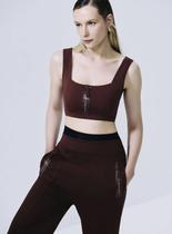 Top com detalhe ziper frontal colcci