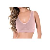 Top com Renda e Bojo Removível Sem Costura - Zee Rucci