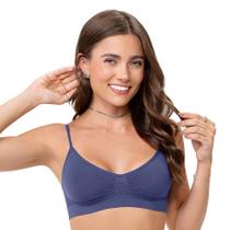 Top Comfort sem Costura Mirtilo