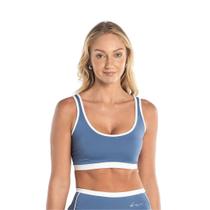 Top Compression Debrum Bojo Removível Cor:AZUL/BRANCOTamanho:XG