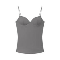 Top Corset Sem Mangas E Costas Descobertas Em Burgundy Para Mulheres, Verão, Sexy, Chic E Elegante