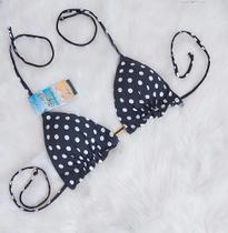 Top Cortininha Com Babadinho Poá Preto