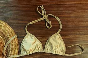 Top cortininha dourado