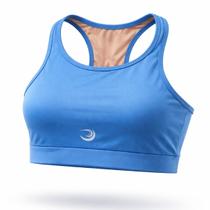 Top Costas Meia Lua Poliamida Yoga Pilates Corrida Esportivo AZUL PETROLEO Top Costas Meia Lua Poliamida Yoga Pilates Corrida Esportivo AZUL PETROLEO