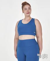 Top Costas Nadador Plus Alto Giro Azul Classico