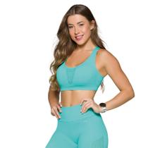 Top Costas Nadadoras Básico Feminino Selene Fitness Academia Sem Costura e Sem Bojo