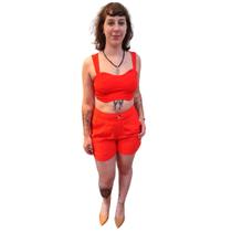 Top Cropped Alfaiataria Em Viscose Com Alça Larga Bana Bana Top Cropped Alfaiataria Em Viscose Com Alça Larga Bana Bana