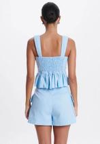Top cropped com babado myft feminina Top cropped com babado myft feminina