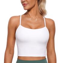 Top Cropped CRZ YOGA Butterluxe com Costas em Y Branco XL