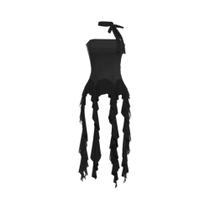 Top Cropped De Renda Off-Shoulder Para Mulheres, Verão, Sexy, Sem Alças, Casual, Moda Para Festas E