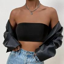 Top Cropped Esportivo Feminino De Cor Sólida, Semitransparente, Para Yoga E Atividades Físicas