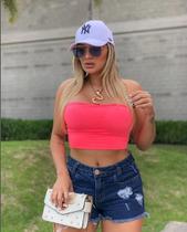 Top Cropped Faixa com Bojo