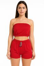 Top Cropped Faixa sem alça Sem Bojo Short Suplex Top Cropped Faixa sem alça Sem Bojo Short Suplex