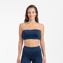 Top Cropped Faixa Sem Alças Sutiã Sem Bojo Moda Academia