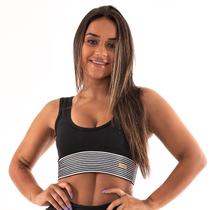 Top Cropped Feminino 3D Fitness Suplex Tarelles - T0517
