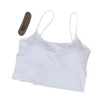 Top Cropped Feminino De Verão Em Seda Gelada Sem Costura Com Bojo, Camisole Tubo Sexy, Bralette Top Cropped Feminino De Verão Em Seda Gelada Sem Costura Com Bojo, Camisole Tubo Sexy, Bralette