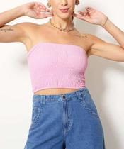 Top Cropped Feminino Lastex Marisa-78220