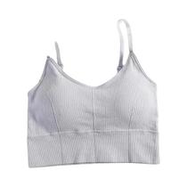 Top Cropped Feminino Sexy Sem Costura - Bandeau Tubo Sem Mangas