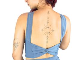 Top Cropped Feminino Sustentação Academia Corrida Fitness