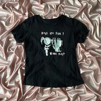 Top Cropped Feminino Y2K Harajuku Gótico Punk Streetwear Slim Fit Com Estampa De Letras E Camiseta