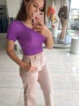 Top cropped - Flor de liz