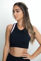 Top Cropped Grid Basic Rosa