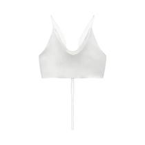 Top Cropped Halter de Cetim - Branco, Rosa e Vermelho - Sexy e Sem Costas