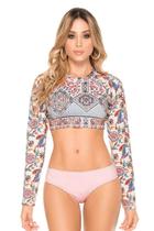 Top cropped manga longa