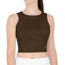 Top Cropped Mormaii Recorte Beach Sports Marrom