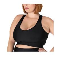 Top Cropped Nadador Plus Size G1 G2 G3 G4 Academia Grosso Fitness Feminino - BDKP - Modas