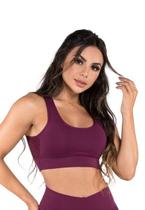 Top Cropped Poliamida Feminino Sem Bojo Nadador Compressão Grosso Proteção UV Solar Fitness Academia