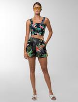 TOP Cropped RETO COM PROTEÇÃO SOLAR UV50+ MANDARIM