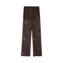 Top Cropped Sem Alças Com Lantejoulas Para Mulheres, Top Sexy Sem Mangas Com Tule E Contas Para O