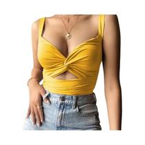 Top Cropped Sem Mangas Preto E Branco Para Mulheres, Sexy E Casual, Regata 2025, Top Tubo Feminino