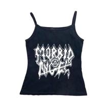Top Cropped Slim Fit Vintage Gótico Y2K Para Mulheres, Moda De Verão, Streetwear Harajuku Com